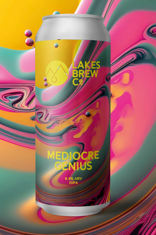 Mediocre Genius DIPA  - Lakes Brew 8.4%